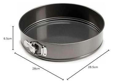 Springvorm Pan Kinvara CK62863-8 Donker grijs Metaal Koolstofstaal 28 x 6,5 x 28,5 cm (6 Stuks)