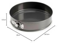 Springvorm Pan Kinvara CK62863-8 Donker grijs Metaal Koolstofstaal 28 x 6,5 x 28,5 cm (6 Stuks) - thumbnail