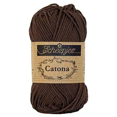 Scheepjes Catona 25g - 162 Black Coffee