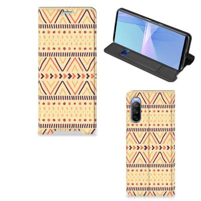 Sony Xperia 10 III | Hoesje met Magneet | Aztec Yellow