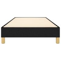Boxspringframe stof zwart 90x200 cm - thumbnail