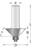 Hikoki Accessoires 6 Mm Hoekfrees 31.8X50X45 - 754037 - thumbnail