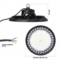 Moona LED High Bay met 120° lens - 200 Watt 28.000 lumen (140lm/W) - 6000K daglicht Wit - IP65 waterdicht - LumiLEDs - Philips Driver - thumbnail