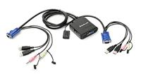 IOGEAR 2-poorts VGA en DisplayPort kabel KVM kit met audio, GCS72DPKIT - thumbnail