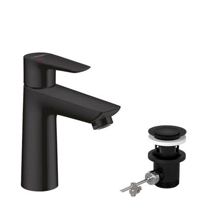 Hansgrohe Talis E Wastafelmengkraan CoolStart Mat Zwart