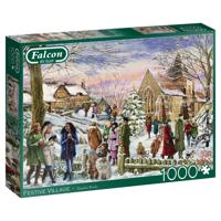 Festive Village Puzzel 1000 Stukjes - thumbnail