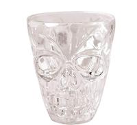 4 Shotglas glaasjes Skull Halloween - thumbnail