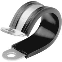 Norma NORMAFIX Buishouderklem Schroefbaar 9418912010 Bundel-Ø (bereik) 10 mm (max) Met chloropreen-beschermprofiel Zilver, Zwart 1 stuk(s) - thumbnail