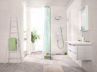 Hansgrohe square slangaansluitknie Chroom - thumbnail
