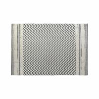 Tapijt DKD Home Decor Zwart Zig-zag Wit (120 x 180 x 0,7 cm) - thumbnail