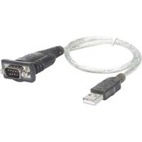 Manhattan USB 1.1 Adapter [1x USB 1.1 stekker A - 1x D-sub stekker 9-polig] 205146 45.00 cm Vergulde steekcontacten - thumbnail