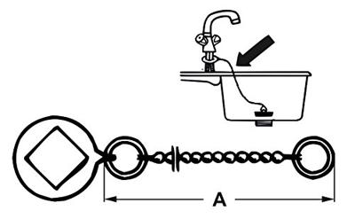 Cornat Kogelketting 300Mm Met Ring Ch - TEC319499