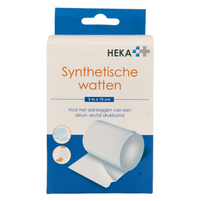 Heka Synthetische watten 3m x 10cm 1 Stuks Heka Synthetische watten 3m x 10cm 1 Stuks