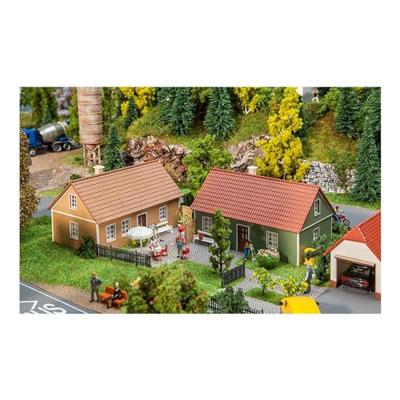 Faller 130607 H0 2-delige set dorp huizen Faller 130607 H0 2-delige set dorp huizen
