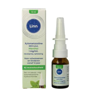 Linn Xylometazoline 1mg/ml Menthol Neusspray Linn Xylometazoline 1mg/ml Menthol Neusspray