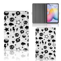 Tablettasje Samsung Galaxy Tab S6 Lite | S6 Lite (2022) Silver Punk - thumbnail