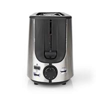 Nedis KABT310EAL Broodrooster RVS/Zwart - thumbnail