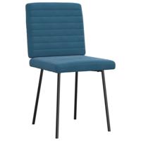 Eetkamerstoelen 2 st fluweel blauw - thumbnail