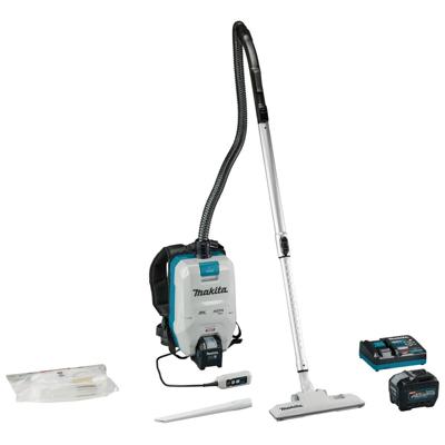 Makita vc008gl201 | 40v max rugstofzuiger | 2 x 8.0 ah accu + snellader vc008gl201