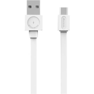 Allocacoc 10452WT/USBMBC Kabel, 0, Wit, één maat