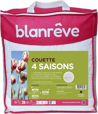 Dekbed - 140 x 200 cm - BLANReVE - 4 seizoenen - 420 g/m² - Wit