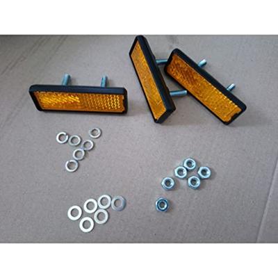 Shimano Reflectoren Set 4 stukken - Geel