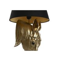 Bureaulamp Home ESPRIT Zwart Gouden Hars 50 W 220 V 30 x 30 x 59 cm - thumbnail