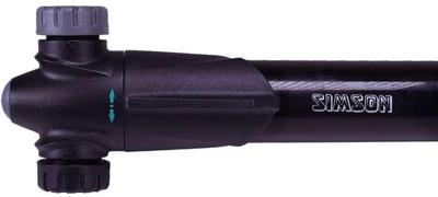 Simson Framepomp excellent zwart op kaart