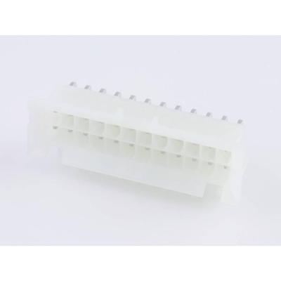 Molex 15246240 Female header, inbouw (standaard) Totaal aantal polen: 24 Rastermaat: 4.2 mm Inhoud: 1 stuk(s) Tray