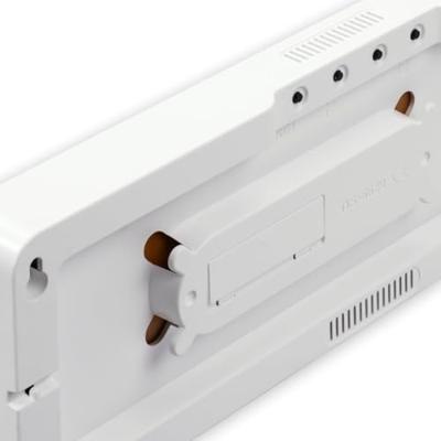 Hama Digitale Wandklok Santa Cruz Thermometer/Groot Display/Wit