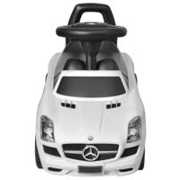Loopauto Mercedes Benz wit - thumbnail