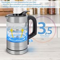 Profi Cook PC-WKS 1228 G Waterkoker Aantal/Volume: 0.5 l Inox - thumbnail