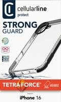 Cellularline Strong Guard Case Backcover Apple iPhone 16 Transparant Stootbestendig - thumbnail