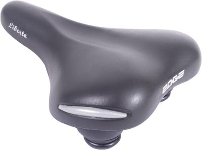 Edge fietszadel liberto zwart (werkplaatsverpakking)