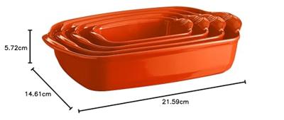 Emile Henry Ovenschaal - Toscane - 22 x 14 cm / 700 ml Emile Henry Ovenschaal - Toscane - 22 x 14 cm / 700 ml