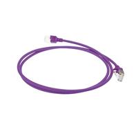 ACT DC7307 LSZH U/FTP CAT6A Datacenter Slimline Patchkabel Snagless | RJ45 Connectoren | Paars | 7 meter - thumbnail