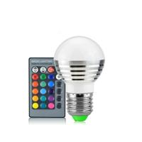 3W RGB LED lamp 16 Color Magic Night lamp dimbaar Podiumlicht met 24-toetsen afstandsbediening E27 - thumbnail