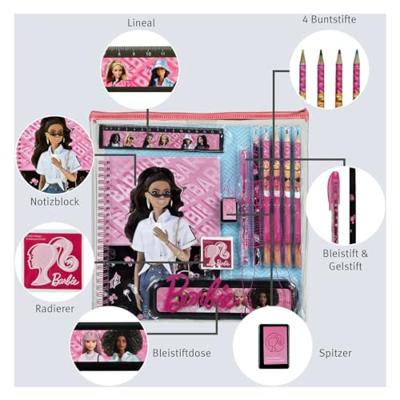 Undercover Notitie en schrijfset barbie Undercover Notitie en schrijfset barbie