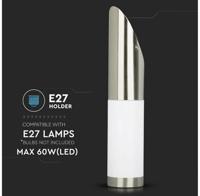 V-TAC VT-832 8623 LED-buitenlamp (wand) E27 RVS - thumbnail