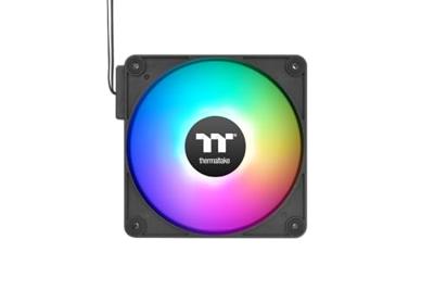Thermaltake CT140 EX Reverse ARGB Sync PC Cooling Fan 3 Fan Pack PC-ventilator Zwart (b x h x d) 140 x 140 x 25 mm Incl. RGB-verlichtingsbesturing