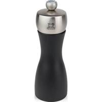 Peugeot Fidji zoutmolen 15 cm - mat zwart - beukenhout - thumbnail