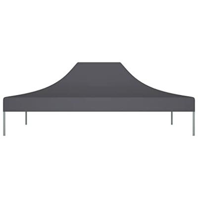 VidaXL Partytentdak 270 g/m² 4,5x3 m antracietkleurig - thumbnail