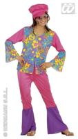 Carnavalspak kinderen: Hippie meisje - thumbnail