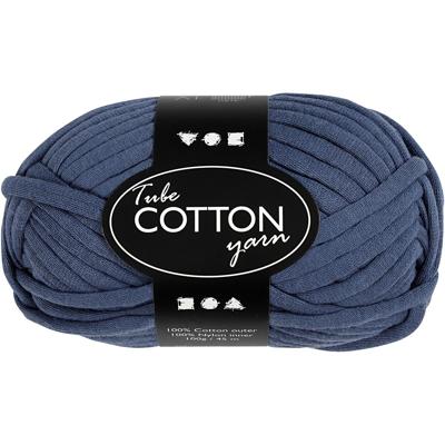 Creativ Company Textielgaren, l: 45 m, donkerblauw, 100 gr/ 1 bol