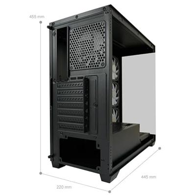 LC-Power LC-715B-ON computerbehuizing Midi Tower Zwart LC-Power LC-715B-ON computerbehuizing Midi Tower Zwart