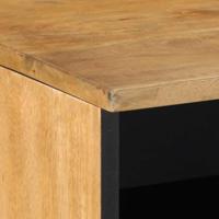 Tv-meubel 80x33x46 cm massief mangohout bruin - thumbnail