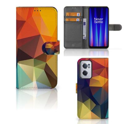 OnePlus Nord CE 2 | Book Case | Polygon Color