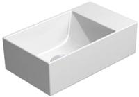 Ben Stelvio witte fontein met Xtra glaze+ en doorslaanbaar kraangat 40x23x12 cm - thumbnail