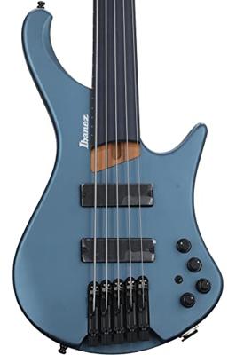 Ibanez EHB1005F Bass Workshop Arctic Ocean Matte fretloze headless 5-snarige elektrische basgitaar met gigbag