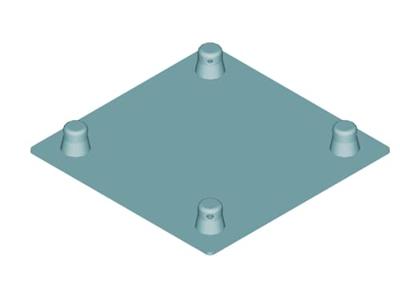 ALUTRUSS DECOLOCK DQ4-SBPM Base Plate MALE bk